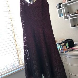 purple to black ombré Free People dress